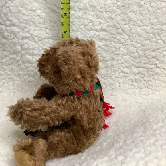 Russ Berrie Bears in Love w Red & Green Scarf Plush Stuffed Animal Toy - Picture 5 of 6